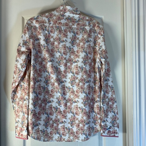 Lloyd Jefferson London – Premium Floral Shirt | Modern British Style | Small - Picture 2 of 7